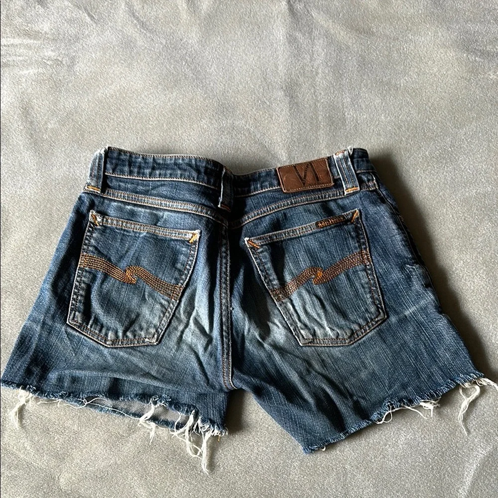 Nudie Jeans Women Cut Off Shorts - Picture 2 of 4